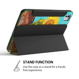 Vase with Three Sunflowers - Leather Magnetic iPad Case