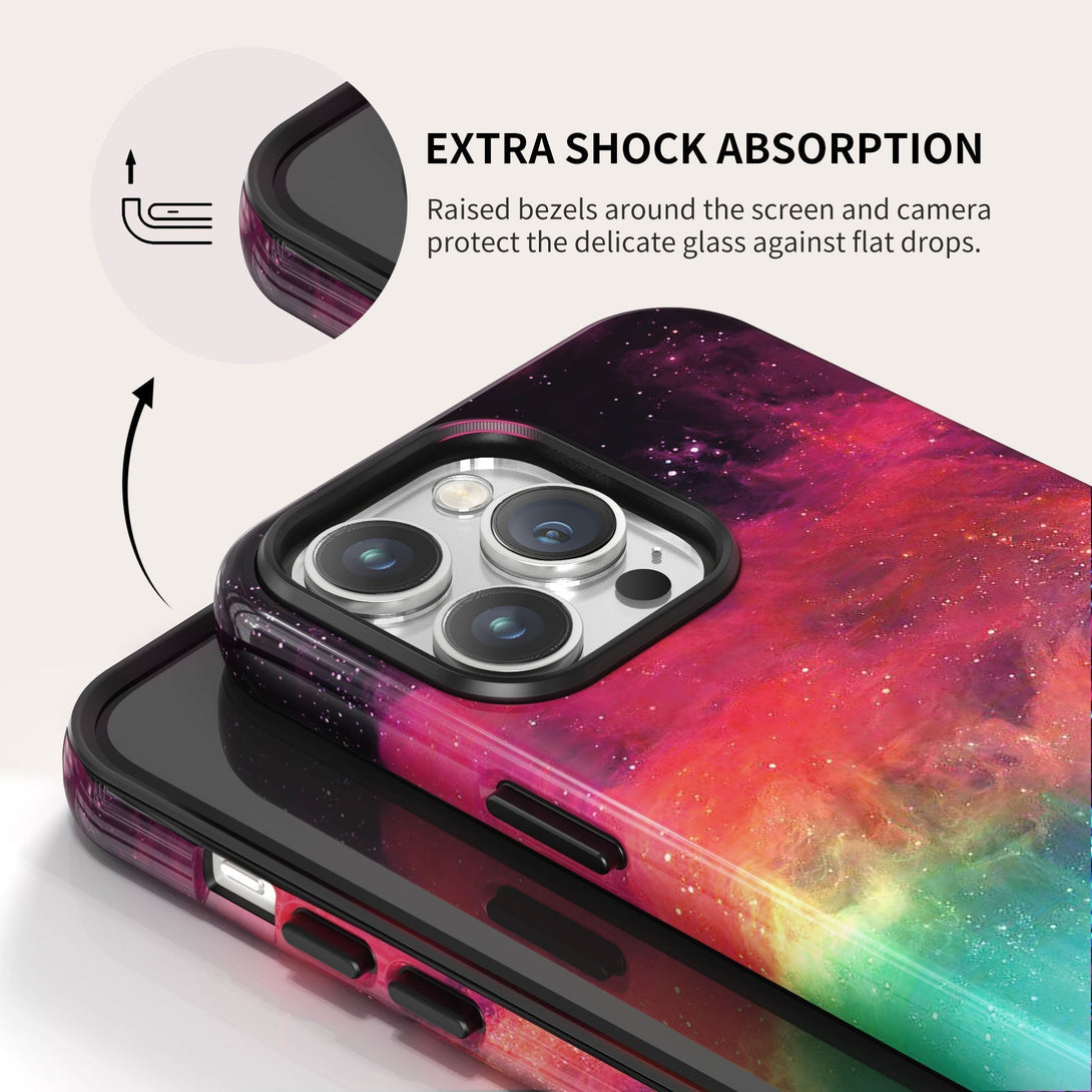 Fuchsia Galaxy - iPhone Case