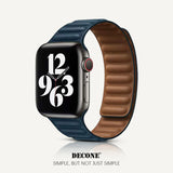 Apple Watch Series | Leather Link Magnetic Strap