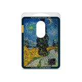 Road with Cypress and Star - Matte Wallet MagSafe Compatible