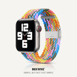 Apple Watch Series | Colorful Nylon Braided Watch Strap (Watch clasp series)