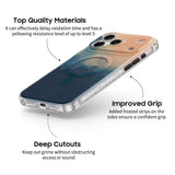 Beige Blue - iPhone Case