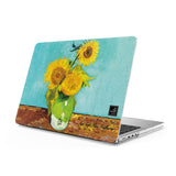 Vase with Three Sunflowers  - Clear MacBook Case