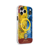 Wheat Field with Crows - iPhone Case