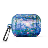 Blue Water Lilies and Willow - AirPods Case