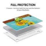 Vase with Three Sunflowers  - Clear MacBook Case