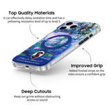 Blue Water Lilies and Willow - iPhone Case