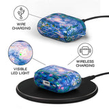 Blue Water Lilies and Willow - AirPods Case