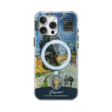 Road with Cypress and Star - iPhone Case