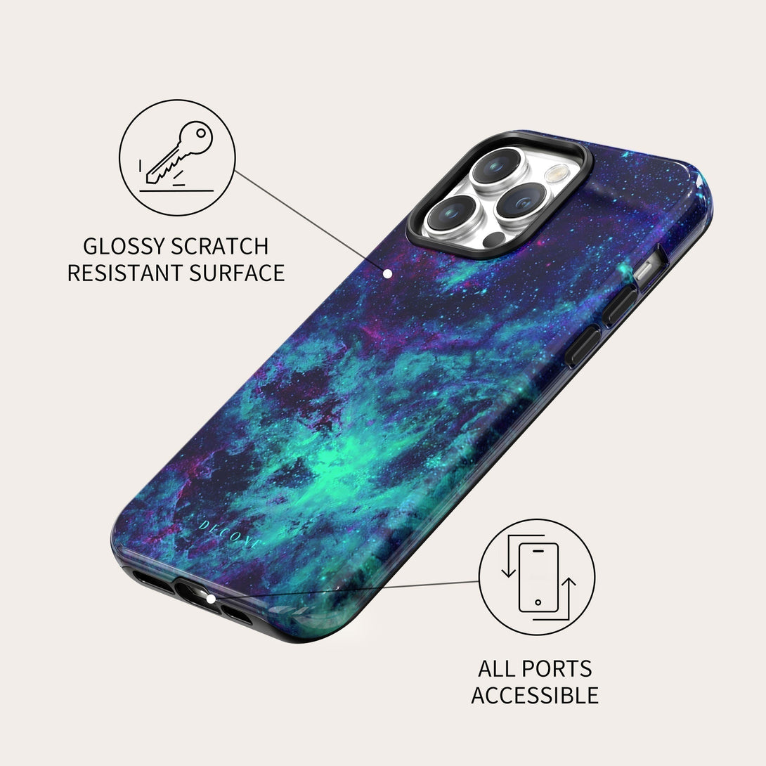 Starry Night-Red Devils - iPhone Case