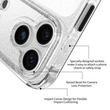 Clear Transparent (Glitter) iPhone Case