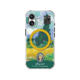 Wheat Field with Cypresses - iPhone Case