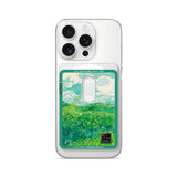 Green Wheat Fields, Auvers - Matte Wallet MagSafe Compatible