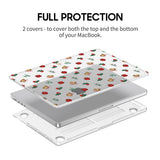 Holly＆Poinsettia - Clear MacBook Case