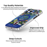 Water Lilies (Blue) - iPhone Case