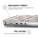 Holly＆Poinsettia - Clear MacBook Case