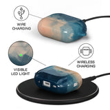 Beige Blue - AirPods Case