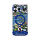 Water Lilies (Blue) - iPhone Case