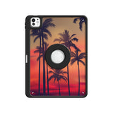 Red Dusk - Leather Magnetic iPad Case