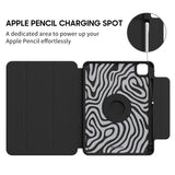 Black Sand - Leather Magnetic iPad Case