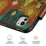 The Night Cafe - Leather Magnetic iPad Case