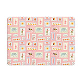 Pink Shard - Clear MacBook Case