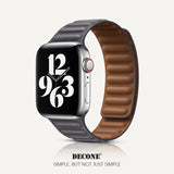 Apple Watch Series | Leather Link Magnetic Strap