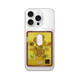 Fifteen Sunflowers in a Vase - Matte Wallet MagSafe Compatible