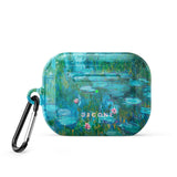 Water Lilies (Turquoise) - AirPods Case