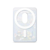 Water Lilies (Blue) - Matte Wallet MagSafe Compatible