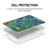 Irises - Clear MacBook Case