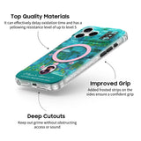 Water Lilies (Turquoise) - iPhone Case