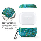 Water Lilies (Turquoise) - AirPods Case
