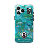 Water Lilies (Turquoise) - iPhone Case