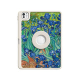 Irises - Leather Magnetic iPad Case