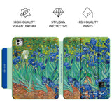 Irises - Leather Magnetic iPad Case