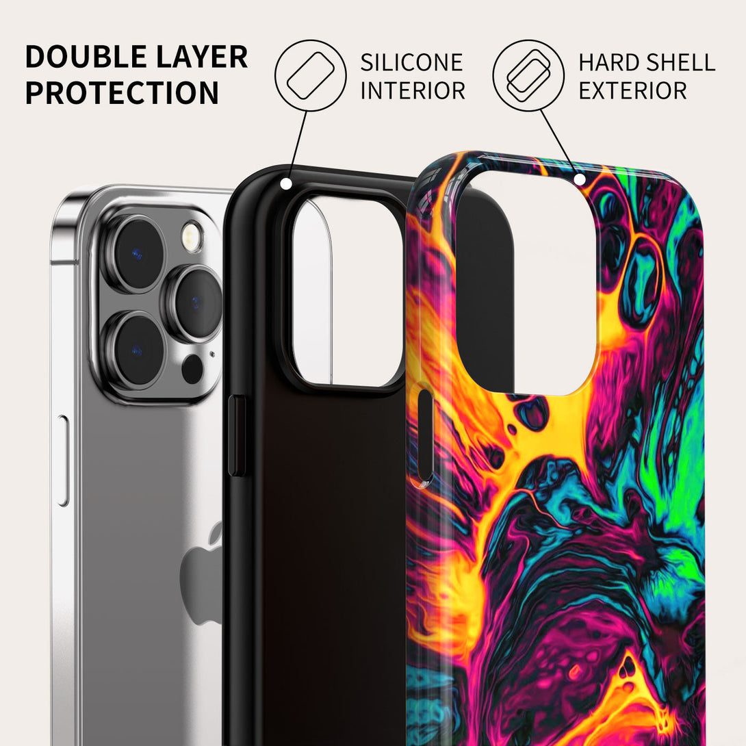 Laser Black - iPhone Case