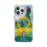 Wheat Field with Cypresses - iPhone Case