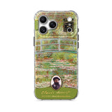 Bridge Over a Pond of Water Lilies - iPhone Case