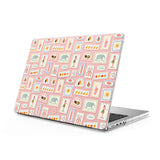 Pink Shard - Clear MacBook Case