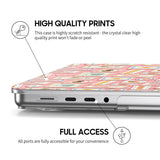 Pink Shard - Clear MacBook Case