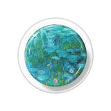 Water Lilies (Turquoise) - Hcappy Grip Stand MagSafe Compatible