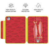 Sardines - Leather Magnetic iPad Case