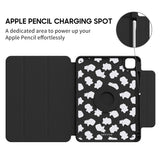 Hibiscus - Leather Magnetic iPad Case