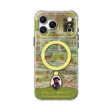 Bridge Over a Pond of Water Lilies - iPhone Case