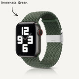 Apple Watch Series | Nylon Braided Watch Strap (Watch clasp series)