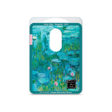 Water Lilies (Turquoise) - Matte Wallet MagSafe Compatible