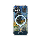 Road with Cypress and Star - iPhone Case