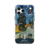 Road with Cypress and Star - iPhone Case