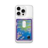 Water Lilies (Purple) - Matte Wallet MagSafe Compatible